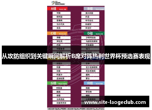 从攻防组织到关键瞬间解析B席对阵热刺世界杯预选赛表现 从攻防组织到关键瞬间解析B席对阵热刺世界杯预选赛表现